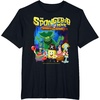 Spongebob Movie (2025) Crew Lineup T-Shirt(Black)
