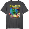 Spongebob Movie (2025) Crew Lineup T-Shirt(Dark Heather Grey)
