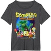 Spongebob Movie (2025) Crew Lineup T-Shirt(Dark Heather Grey)