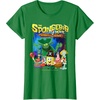 Spongebob Movie (2025) Crew Lineup T-Shirt(Kelly Green)