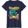 Spongebob Movie (2025) Crew Lineup T-Shirt(Navy Blue)