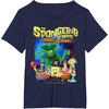Spongebob Movie (2025) Crew Lineup T-Shirt(Navy Blue)