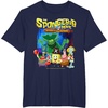 Spongebob Movie (2025) Crew Lineup T-Shirt(Navy Blue)