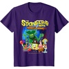 Spongebob Movie (2025) Crew Lineup T-Shirt(Purple)