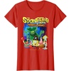Spongebob Movie (2025) Crew Lineup T-Shirt(Red)