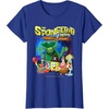 Spongebob Movie (2025) Crew Lineup T-Shirt(Royal Blue)