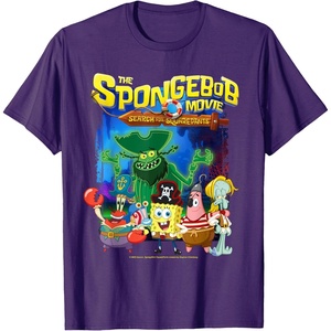 Spongebob Movie (2025) Crew Lineup T-Shirt(Purple)